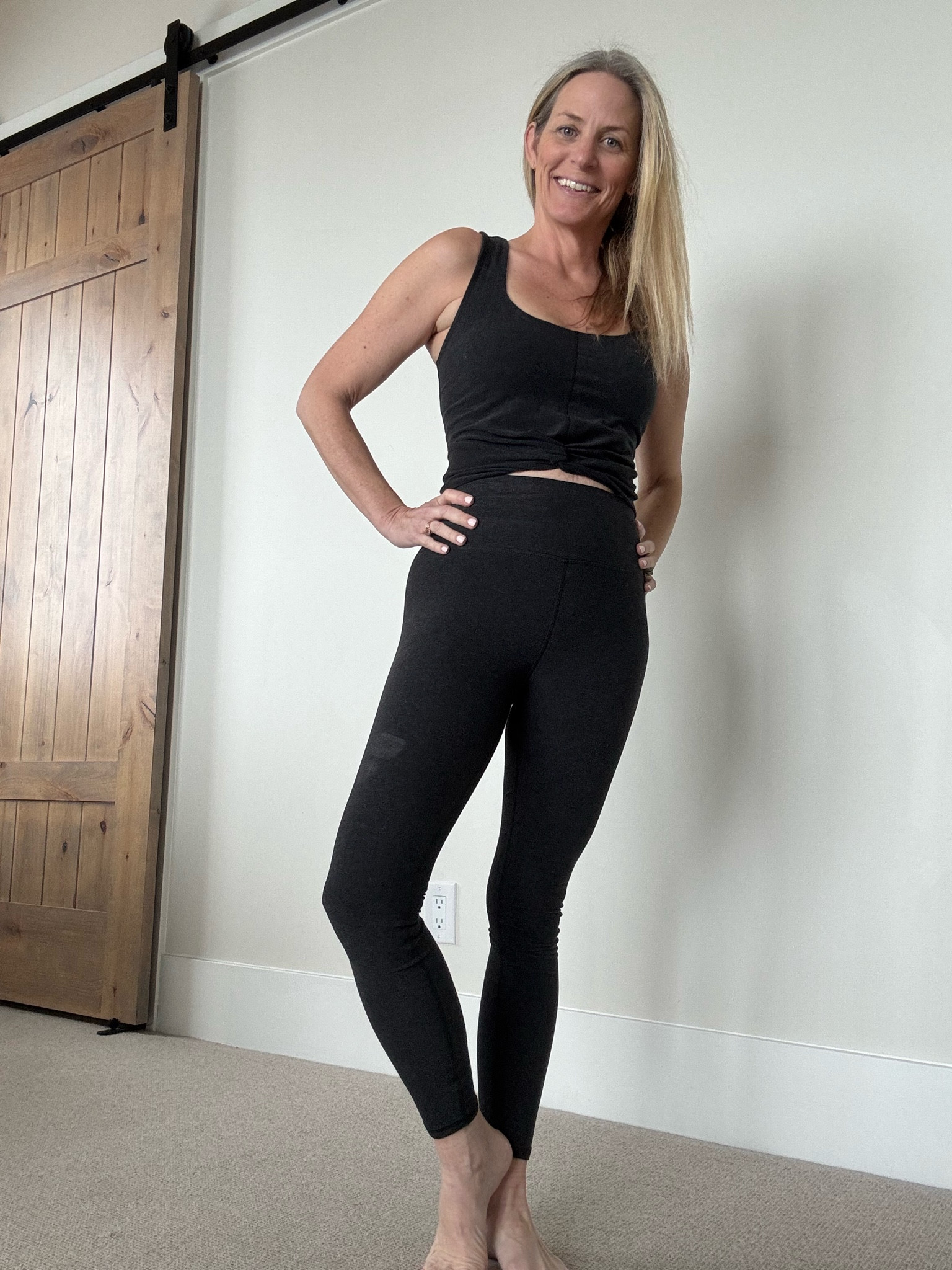 Hard to motivate to workout, but I gotta do it. At work, we are doing team challenges to get 30 mins of workout everyday for a month! I love this set from z-supply, so soft!

#LTKstyletip #LTKover40 #LTKActive