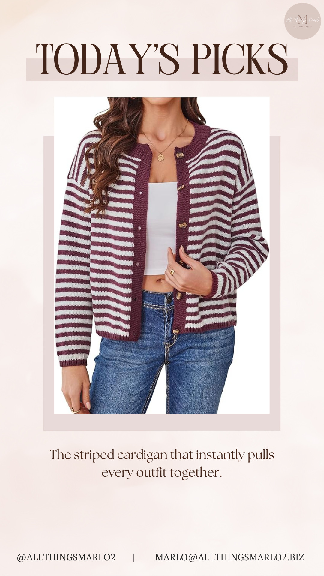 The striped cardigan that instantly pulls every outfit together. 

 #LTKSeasonal #LTKWorkwear #LTKTravel