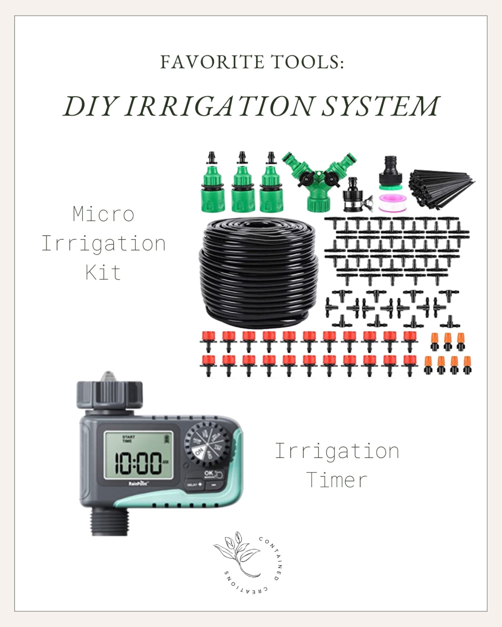DIY irrigation system and a Timer will help you water planters automatically. You can do this!

#LTKHome #LTKFindsUnder100 #LTKSeasonal