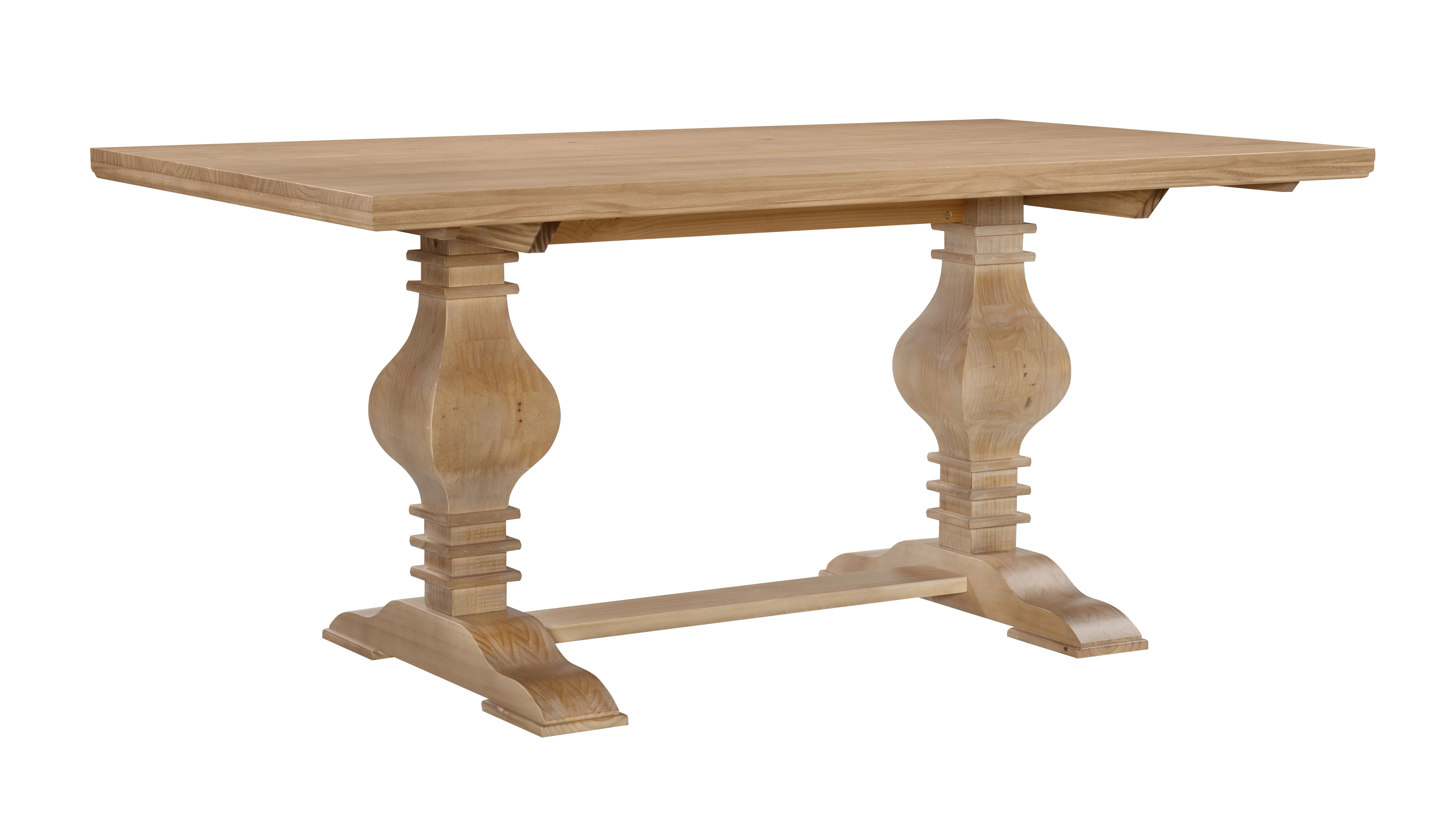 Powell Balasco Double Pedestal Dining Table, Rustic Honey | Walmart (US)