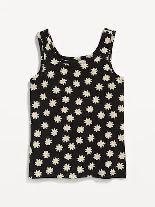 Printed Fitted Tank Top for Girls | Old Navy (CA)