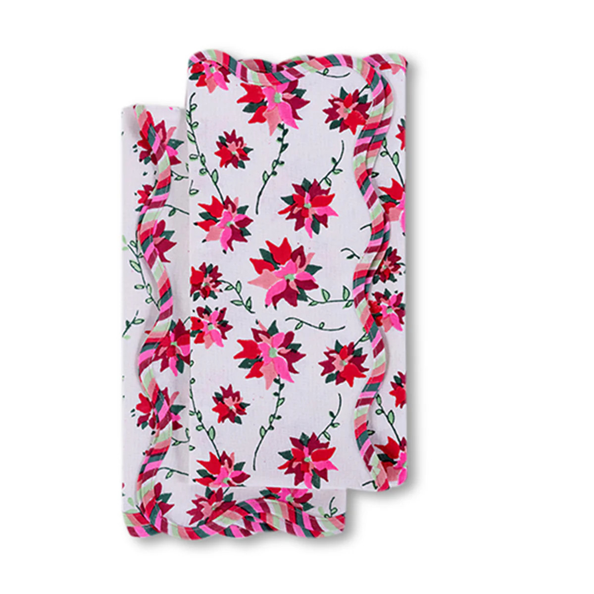 Furbish Studio - Poinsettia Dish Towels S/2 | Furbish Studio