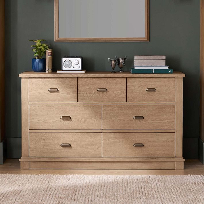 Turner 7-Drawer Dresser (58w x 19d") | Pottery Barn Teen