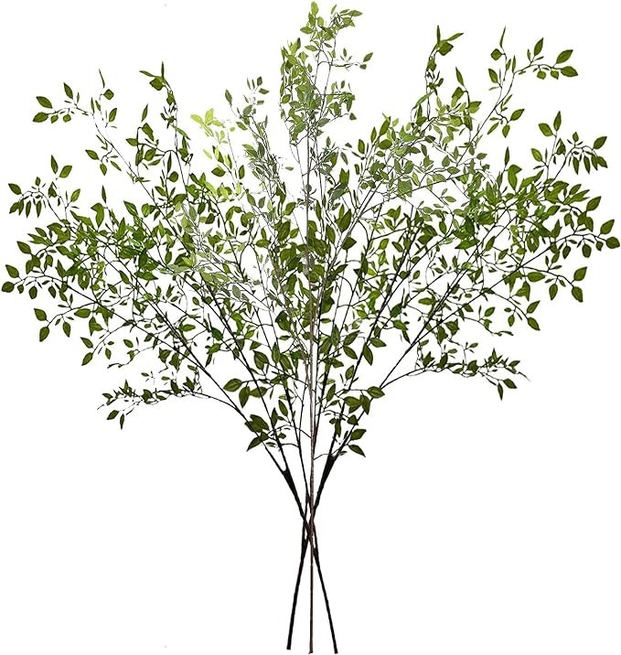 ACJRYO 3PCS 43.3 Inch Tall Artificial Nandina Branches for Vases, Greenery Decor Stems for Tables... | Amazon (US)