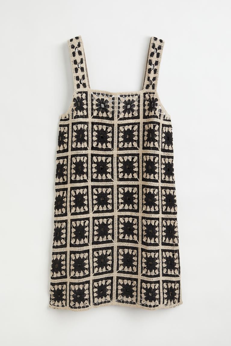 Crochet-look sleeveless dress | H&M (UK, MY, IN, SG, PH, TW, HK)