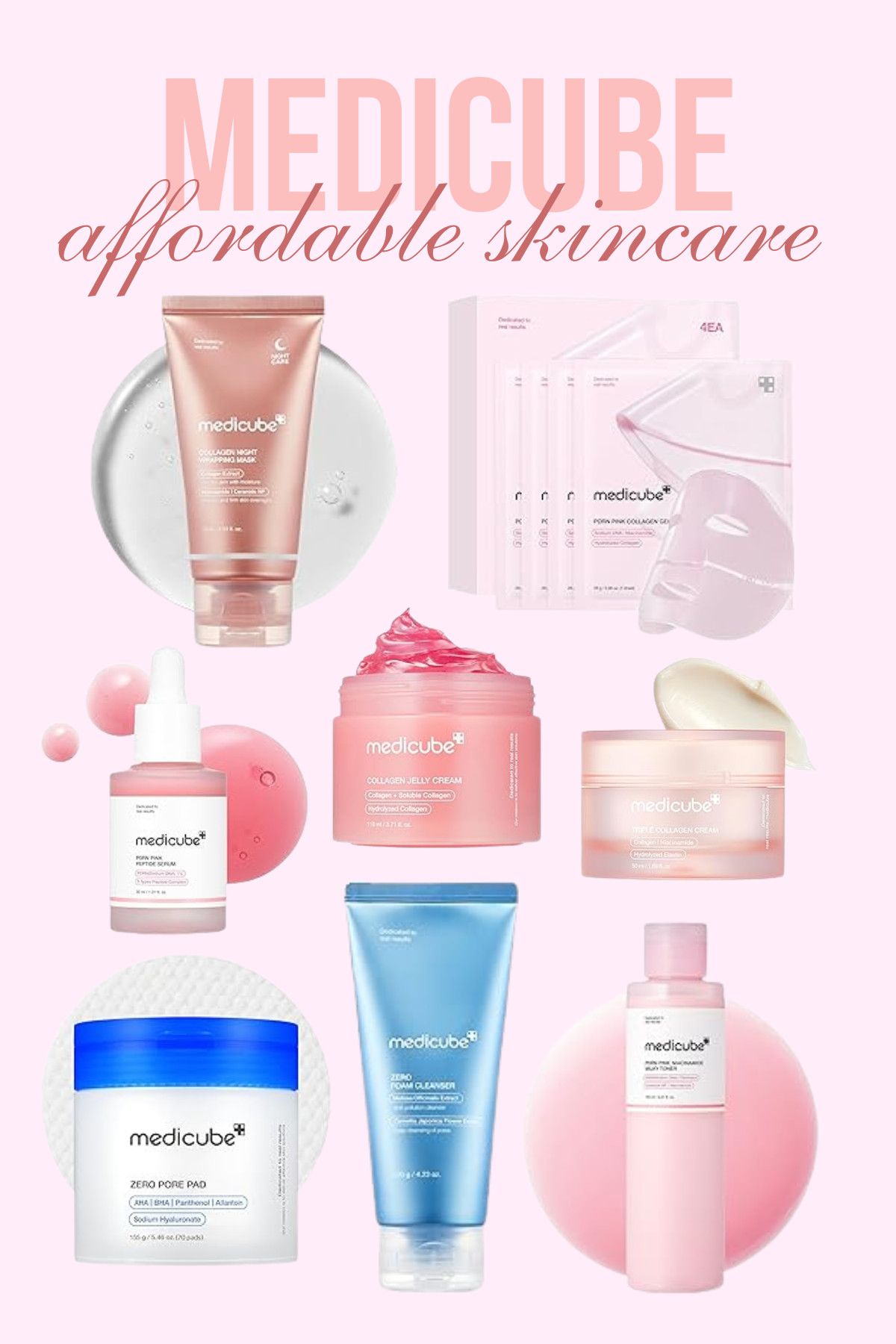 here is the best "Glass Skin" routine, on a Budget (All Amazon!) If you’ve been looking for a sign to try Korean skincare, this is it! I finally tried the viral Medicube line on Amazon and I’m hooked. The goal? Poreless, glowing skin without paying professional prices. Once you try this brand out, I can guarantee you won't go back to another. With a product for any skin-need, medicube has it all. This brand also runs sales all the time, so without breaking the bank, you can be your best self with glowing skin!! try it out!

#medicube #kbeauty #amazonbeauty #skincareroutine #glassskin #porecare #affordablebeauty #LTKFinds 

 #LTKSpringSale 

#LTKgrwm #LTKselfcare #LTKBeauty