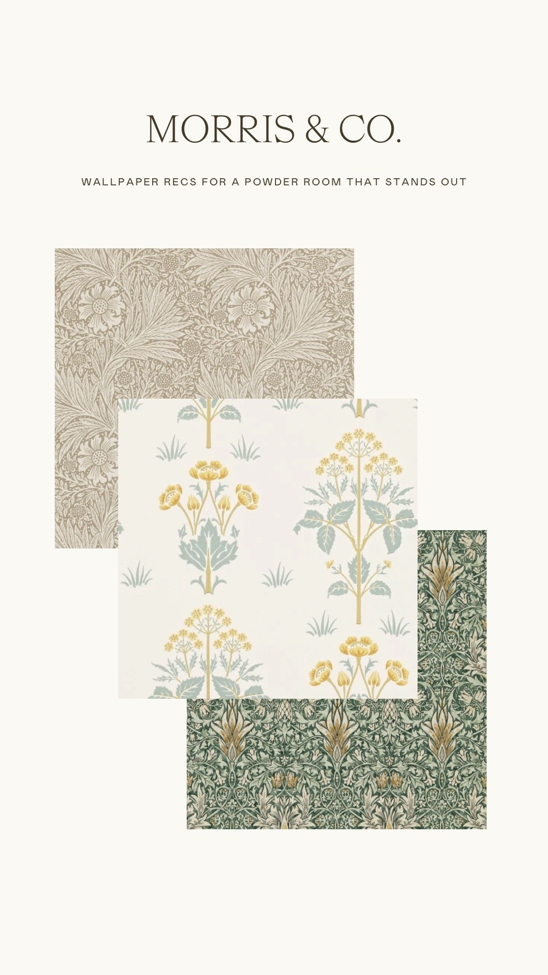 Wallpapers that make your powder room stand out: Morris & Co.

#LTKHome