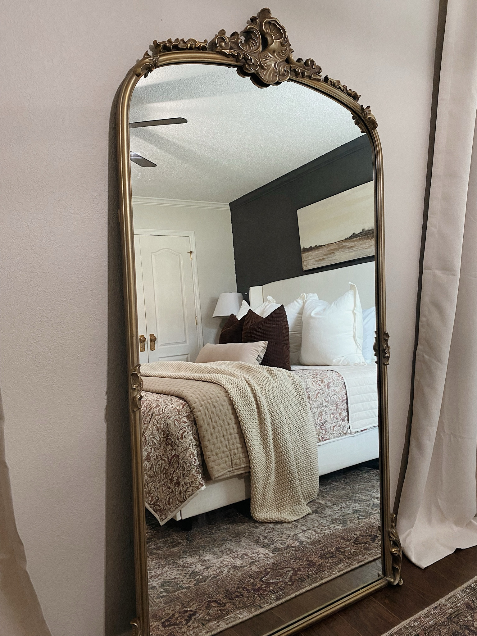 Gold full length mirror linked below! 

#LTKHome #LTKSeasonal
