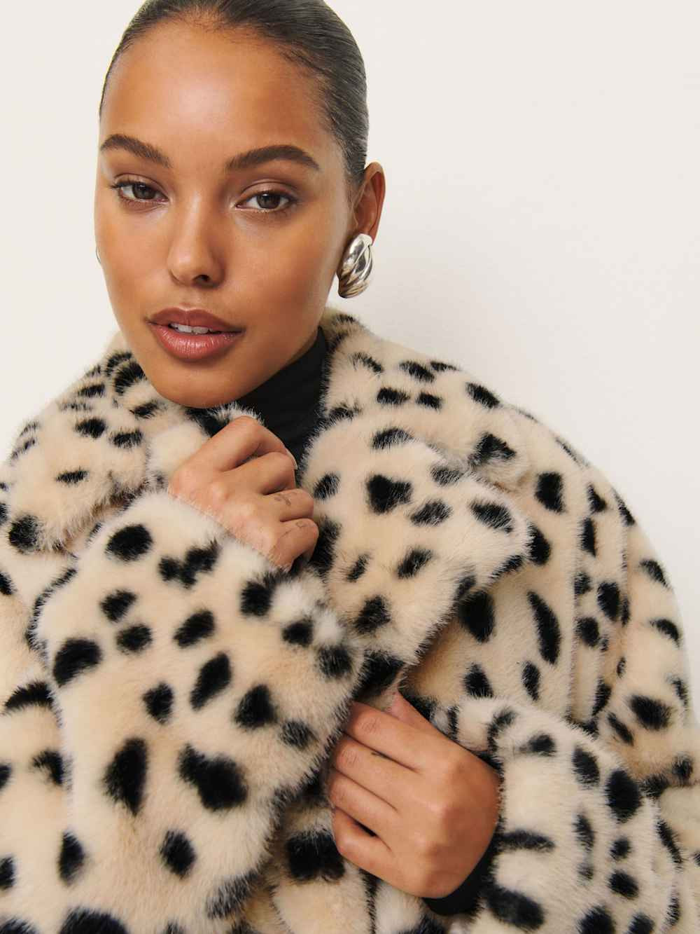 Ellie Faux Fur Coat | Reformation (Global)