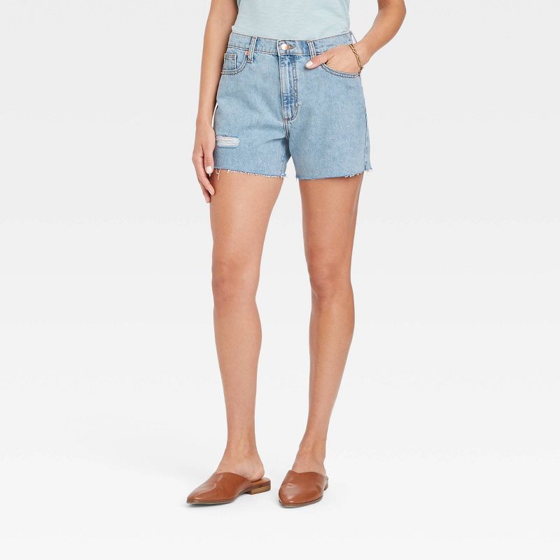 Women's Mid-Rise Boyfriend Jean Shorts - Universal Thread™ | Target