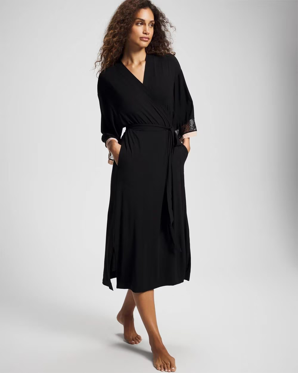 Lace Midi Robe | Soma | SOMA