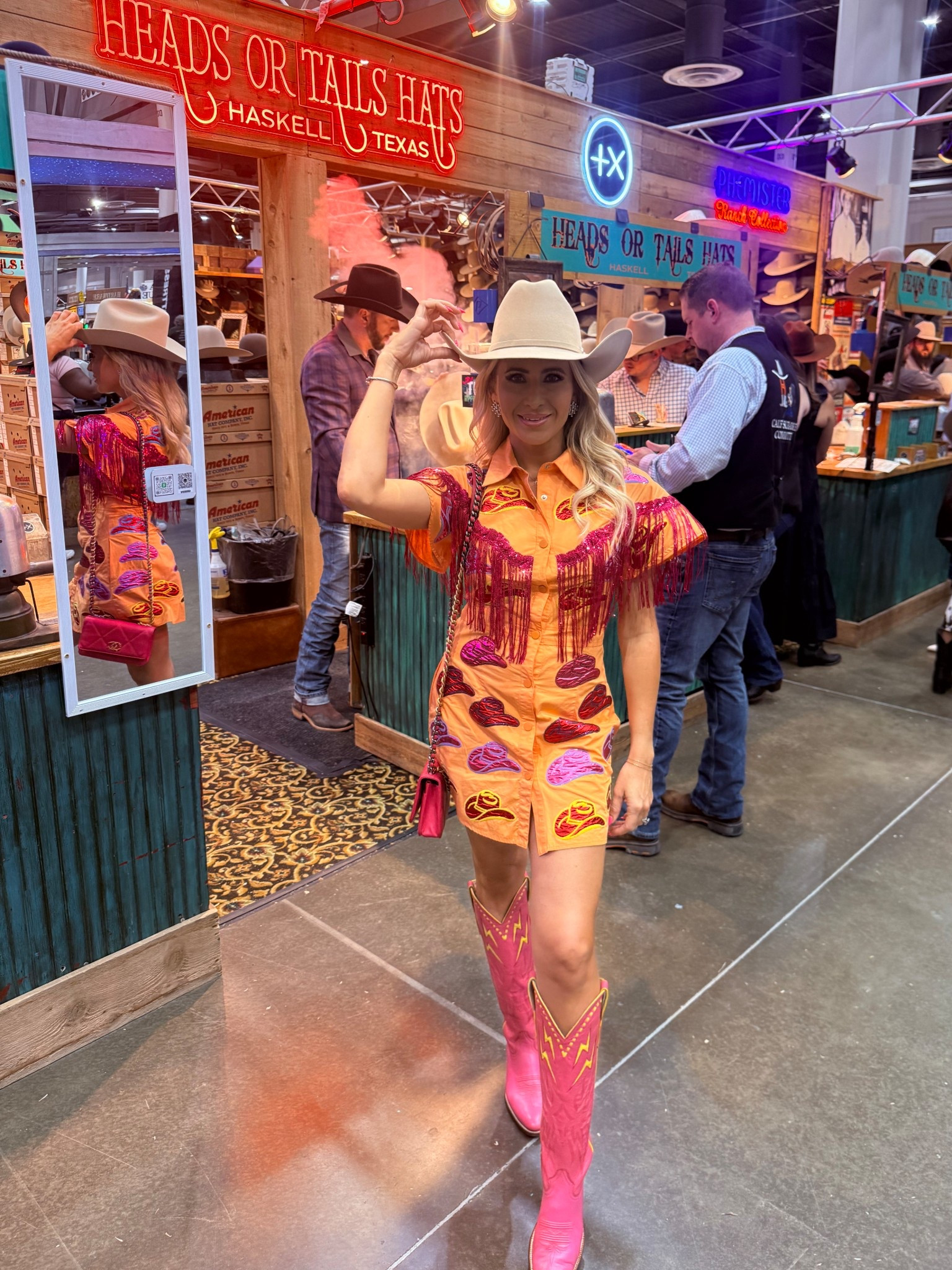 Rodeo ready in my pink cowboy boots & new hat 

#LTKootd #LTKSeasonal