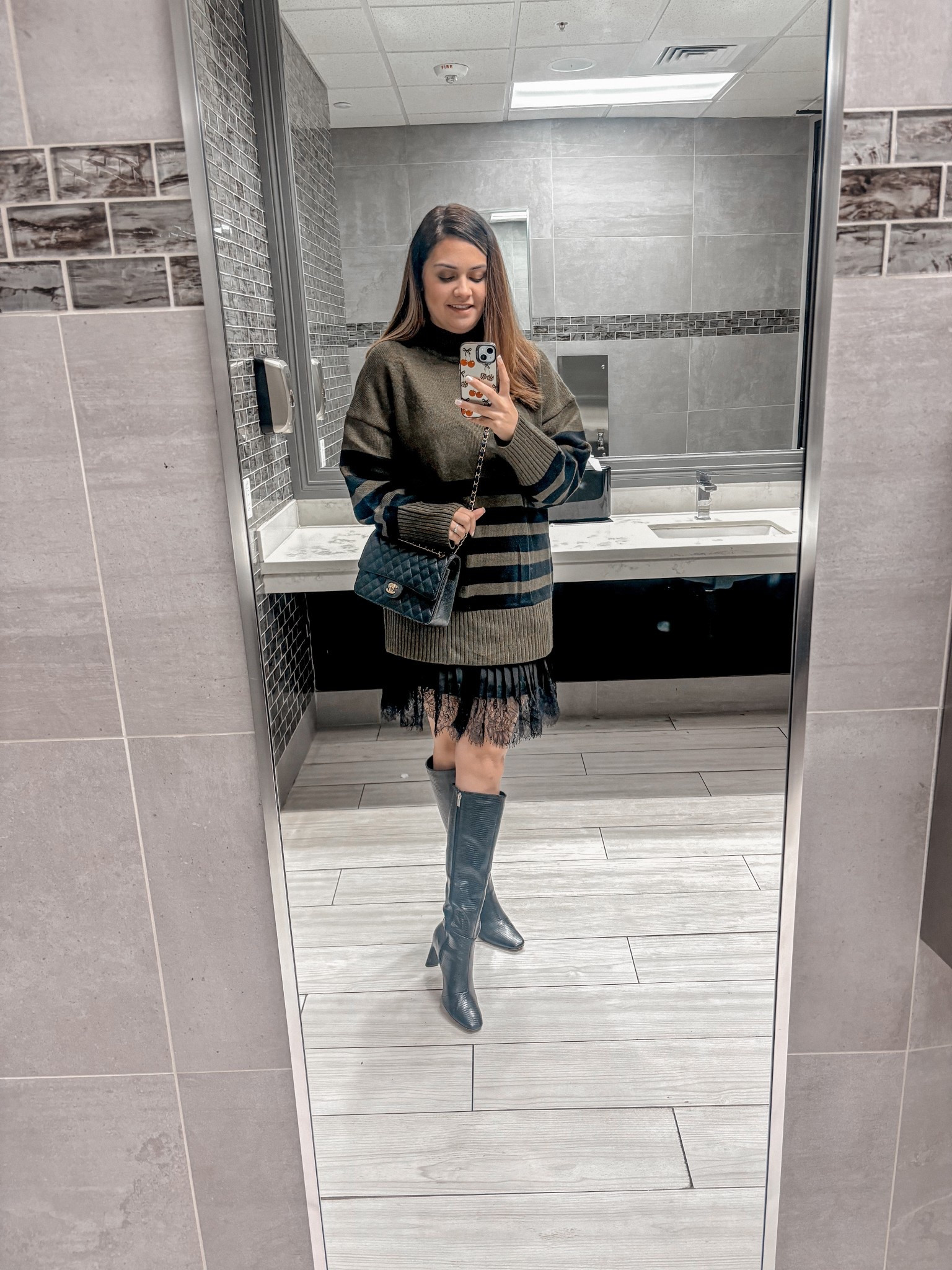 Trending lace skirt with an oversized sweater for fall! Loving this look! 

#LTKSeasonal #LTKStyleTip #LTKMidsize