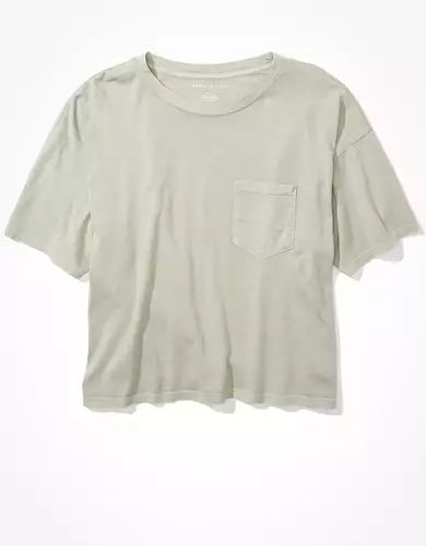 AE Cropped Crew Neck T-Shirt | American Eagle Outfitters (US & CA)