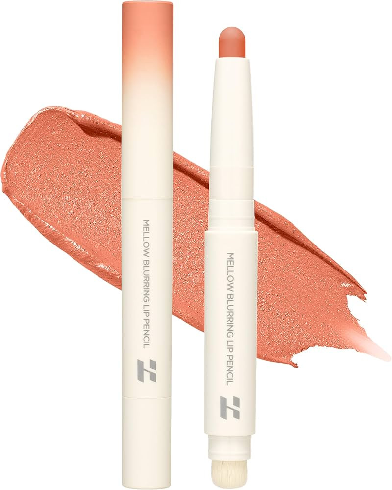HOLIKA HOLIKA Mellow Blurring Lip Pencil 01 Milky Burn - Korean Lip Makeup with Built-In Blurring... | Amazon (US)