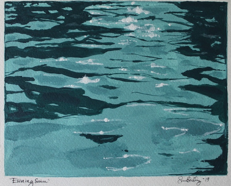 Evening Swim | Artfully Walls