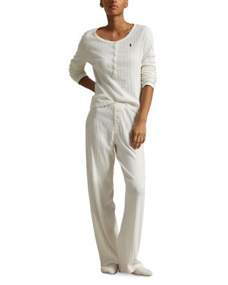 Henley Wide Leg Pajama Set | Bloomingdale's (US)
