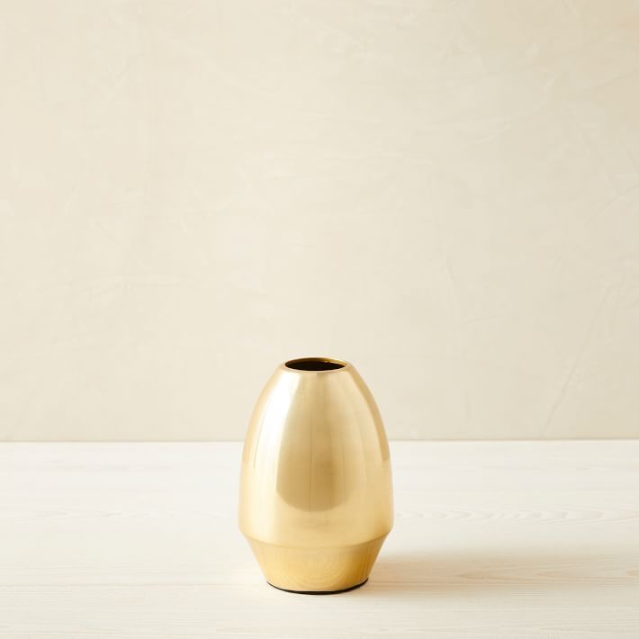Foundations Metal Vases | West Elm (US)