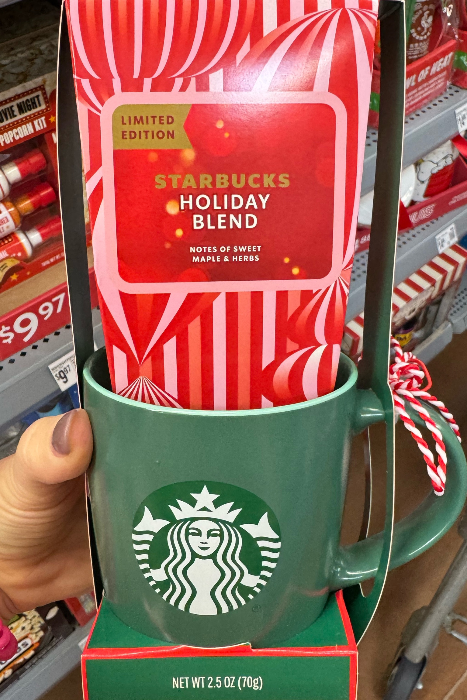Starbucks coffee gift set! Pre made and ready to gift! Holiday blend coffee with Starbucks coffee mug. Affordable gift set. #giftforher #giftforteacher #giftset #giftbasket #giftsunder25

#LTKHoliday #LTKGiftGuide #LTKSeasonal