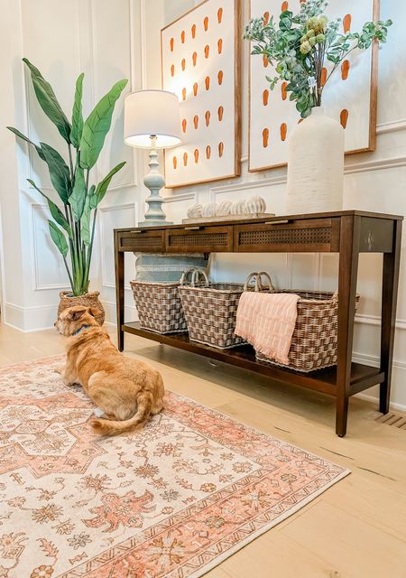 Entryway! 

Console styling, console decor, console, entryway table, entryway decor, home decor, entryway rug, entryway light, faux tree, banana tree, entryway design 

#LTKhome #LTKfamily #LTKstyletip