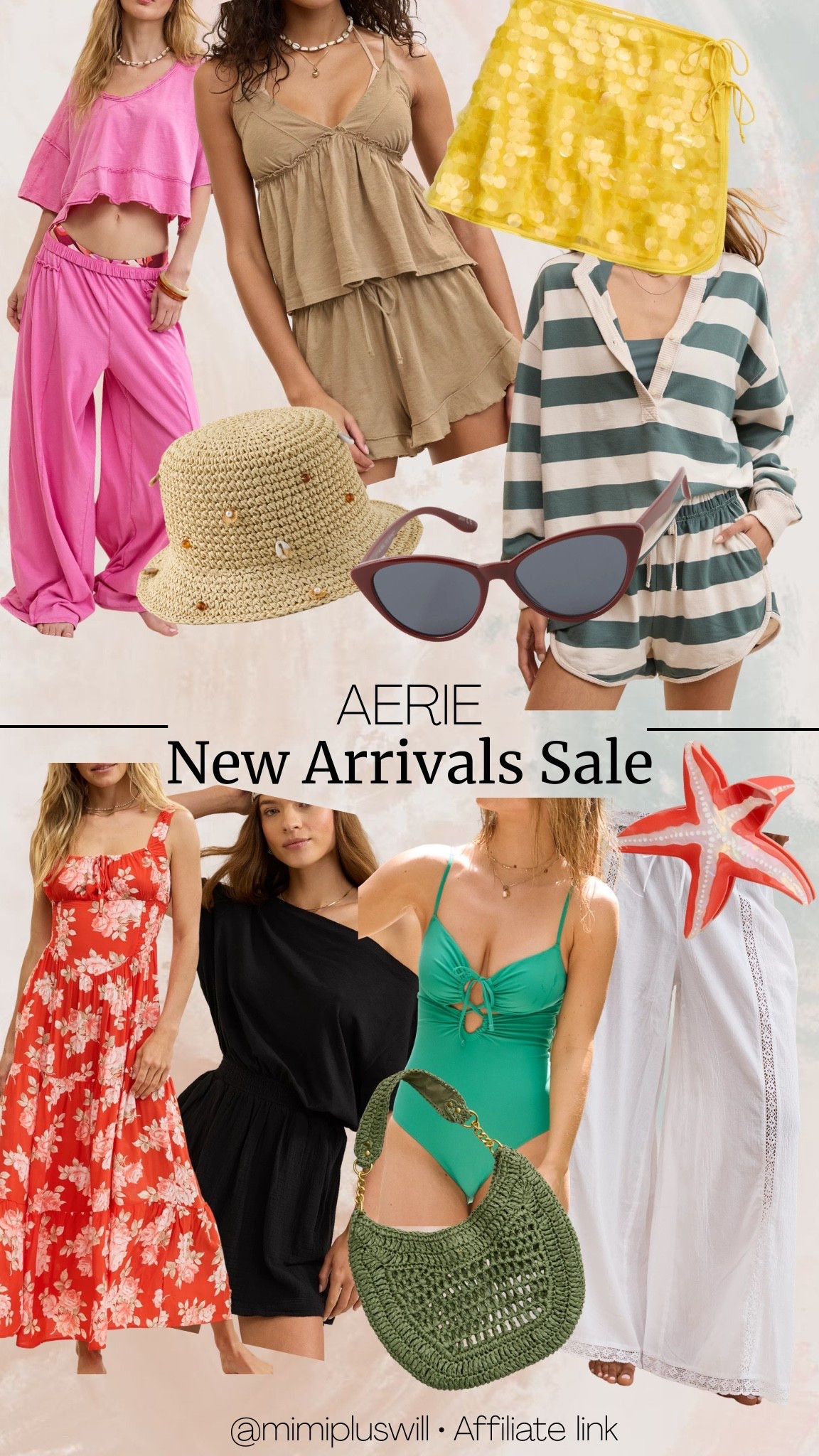 Aerie new arrivals are currently on sale in the ltk app! Get an extra 20% off!!

Aerie | sale | vacation | matching set | bathing suit | hat | summer dress | vacation outfit 
Follow @mimipluswill for more!

#LTKmorningroutine #LTKxAerie #LTKootd