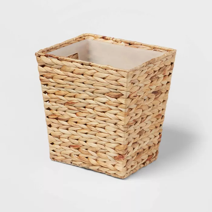 Light Weave Wastebasket Natural - Threshold™ | Target
