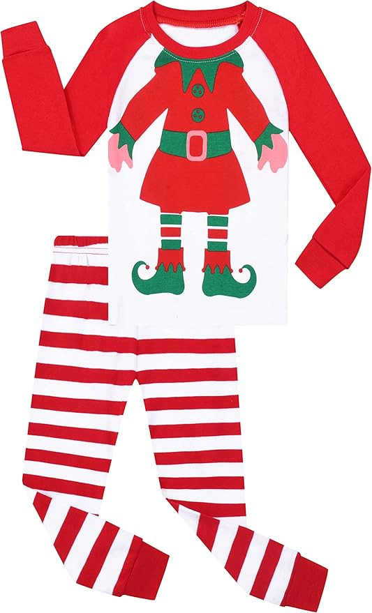 Benaive Christmas Pajamas Boys Girls Halloween Pajama Holiday PJs Cotton Kids Sleepwear Size 2T-1... | Amazon (US)