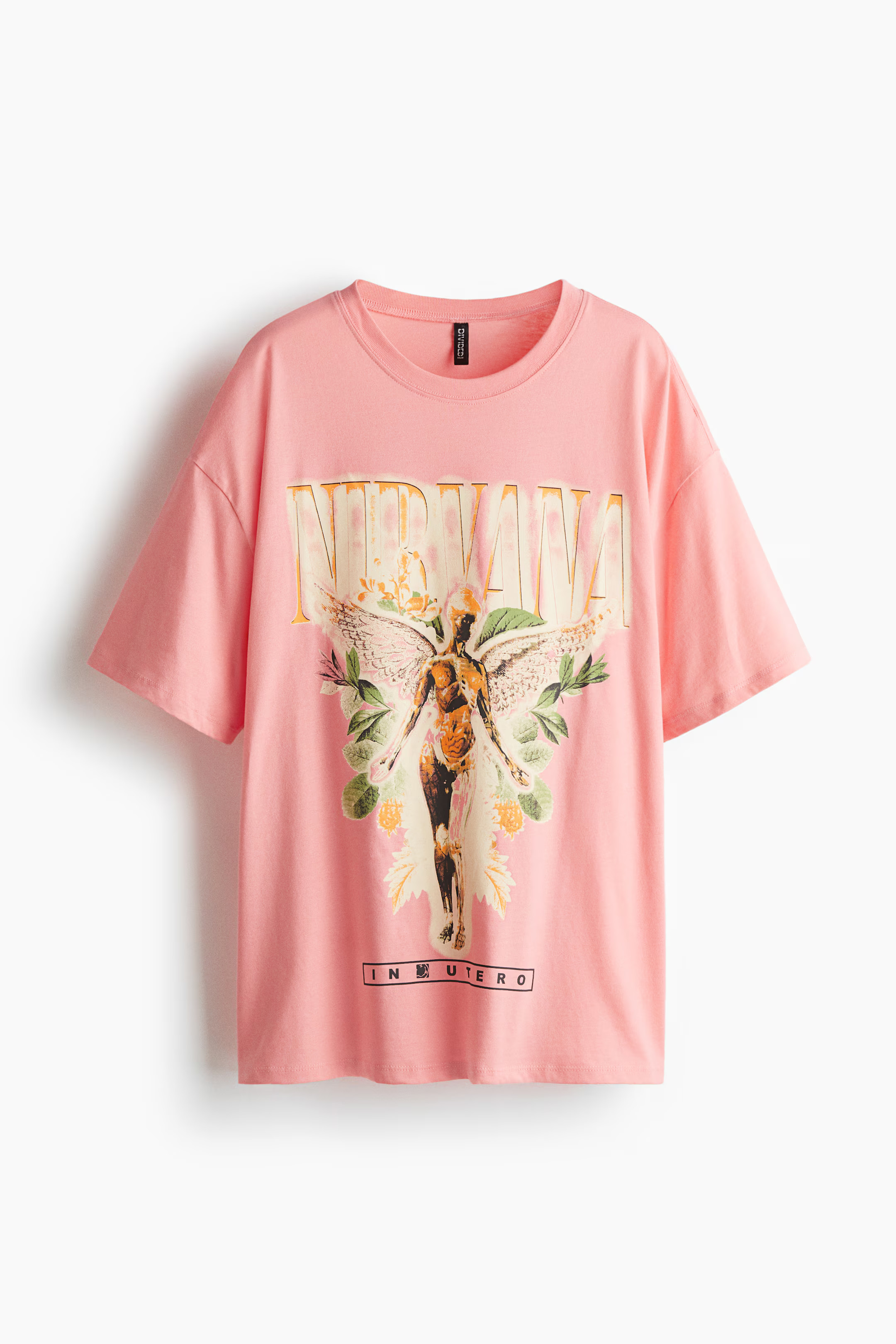 Oversized T-shirt met print - Roze/Nirvana - DAMES | H&M NL | H&M (DE, AT, CH, NL, FI)