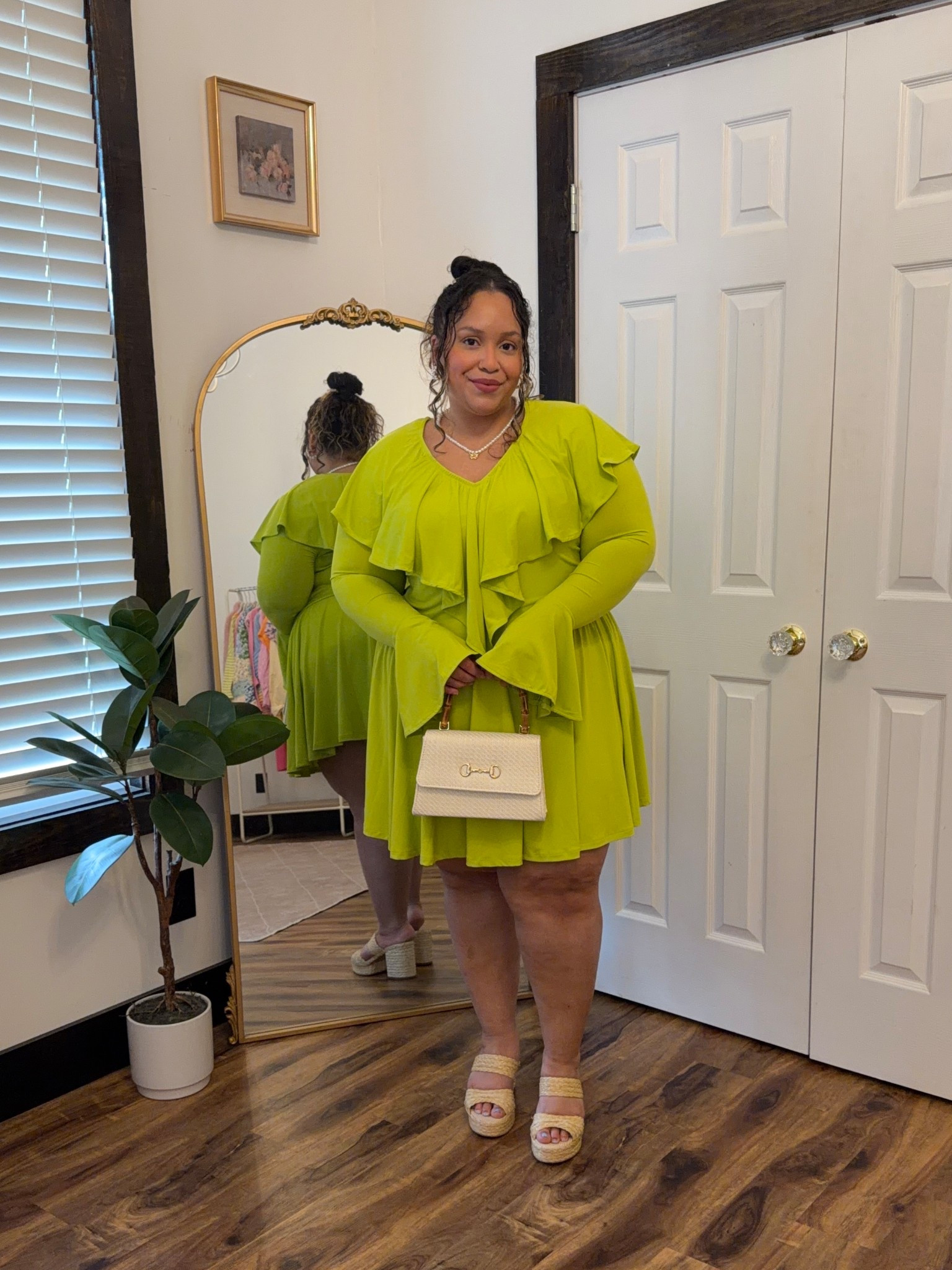 Plus Size Spring Wedding Guest dress inspiration perfect for my petite girlies also this green color is so in right now! I’m wearing my true size 16! 

#LTKPlusSize #LTKWedding #LTKSpringSale
