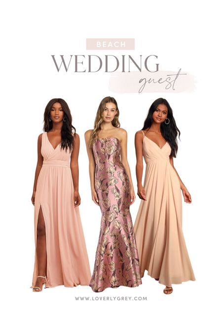 Beach wedding guest dresses. Loving these looks for a resort style wedding. 

#LTKFind #LTKSeasonal #LTKstyletip