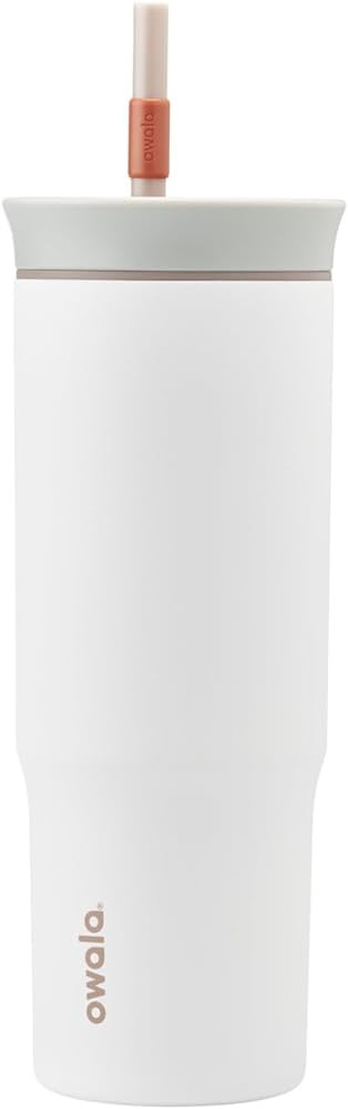 Owala Stainless Steel Triple Layer Insulated Travel Tumbler with Spill Resistant Lid and Straw, B... | Amazon (US)