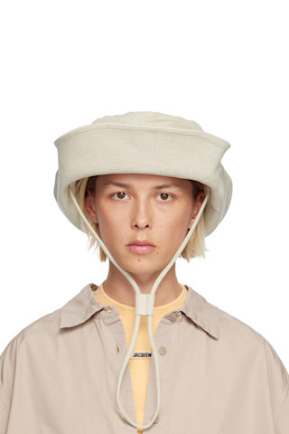 Off-White La Croisière 'The de-Nîmes' Denim Bucket Hat | SSENSE