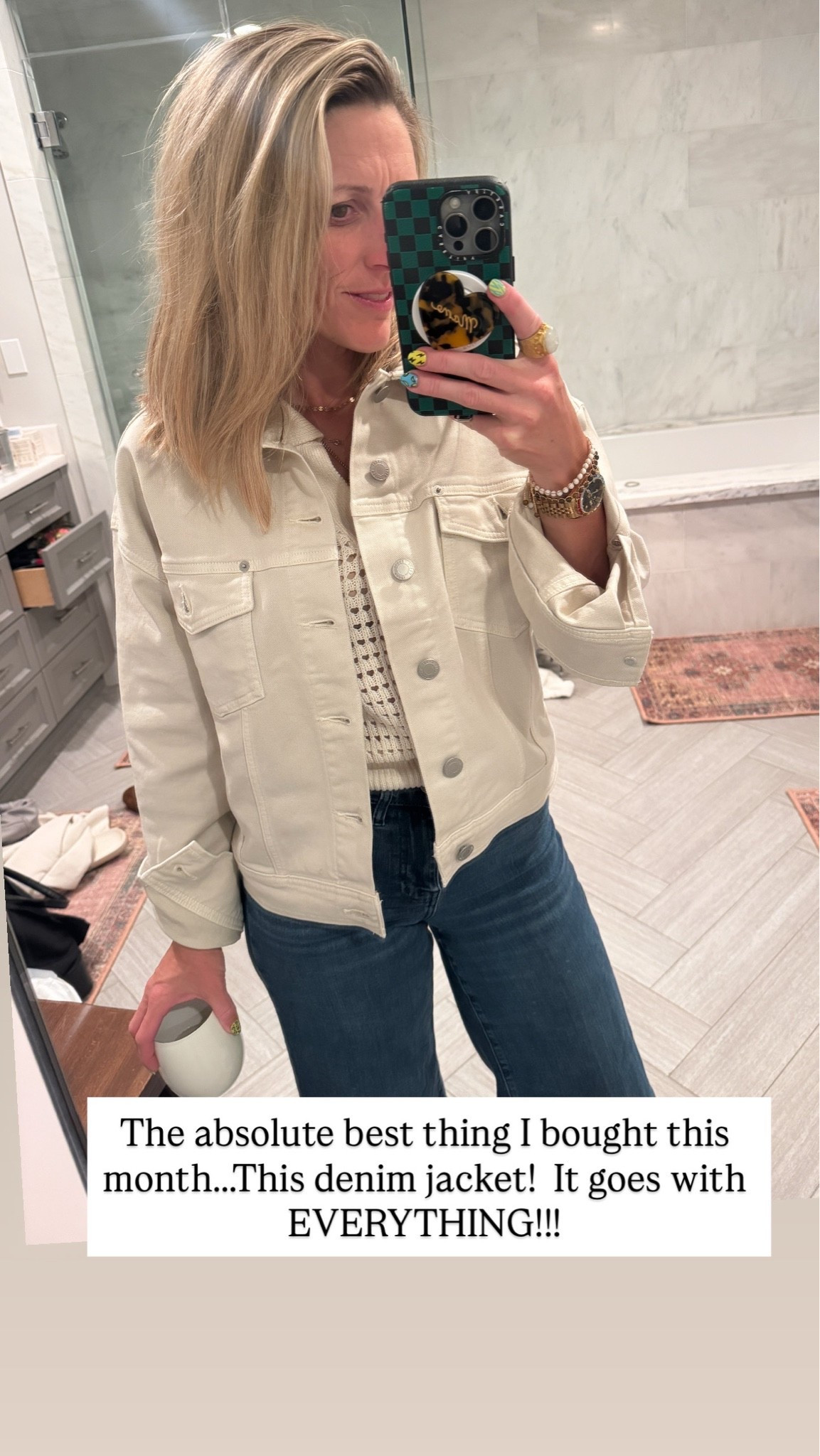 I will be wearing this denim jacket with absolutely everything!!! 

 #LTKSeasonal #LTKOver40