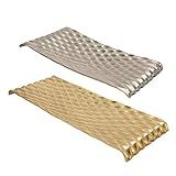Sagebrook Home 15557 Set of 2 Decorative Hammered Metal Tray, Gold/Silver | Amazon (US)