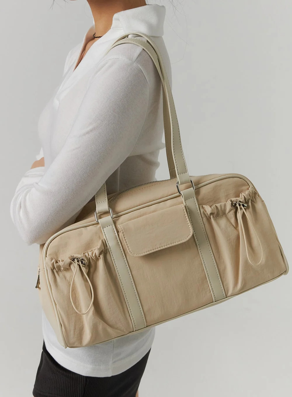 String Pocket Shoulder Bag CJ419 | Lewkin