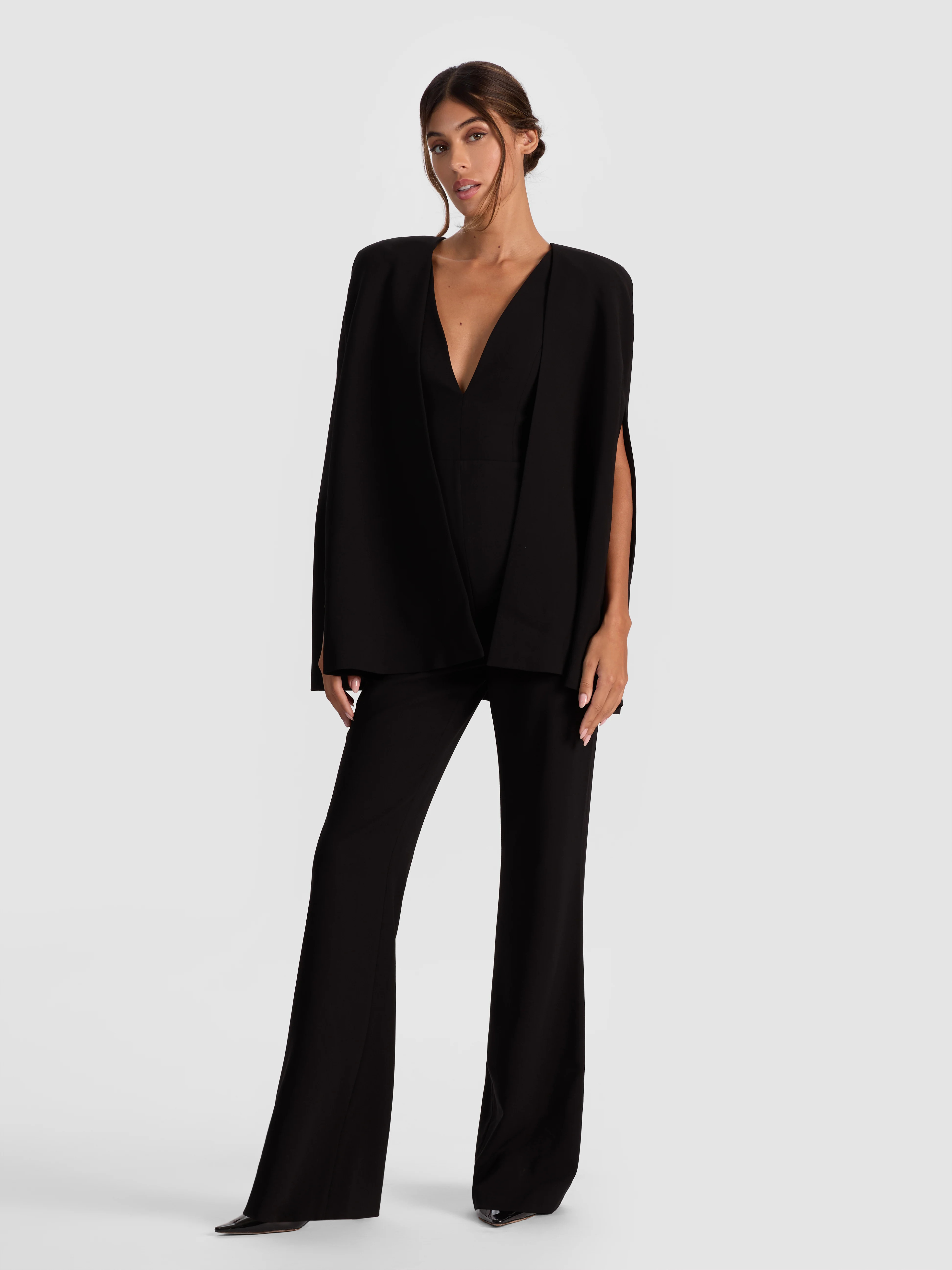alice + olivia NOVA CAPE JUMPSUIT | Alice + Olivia