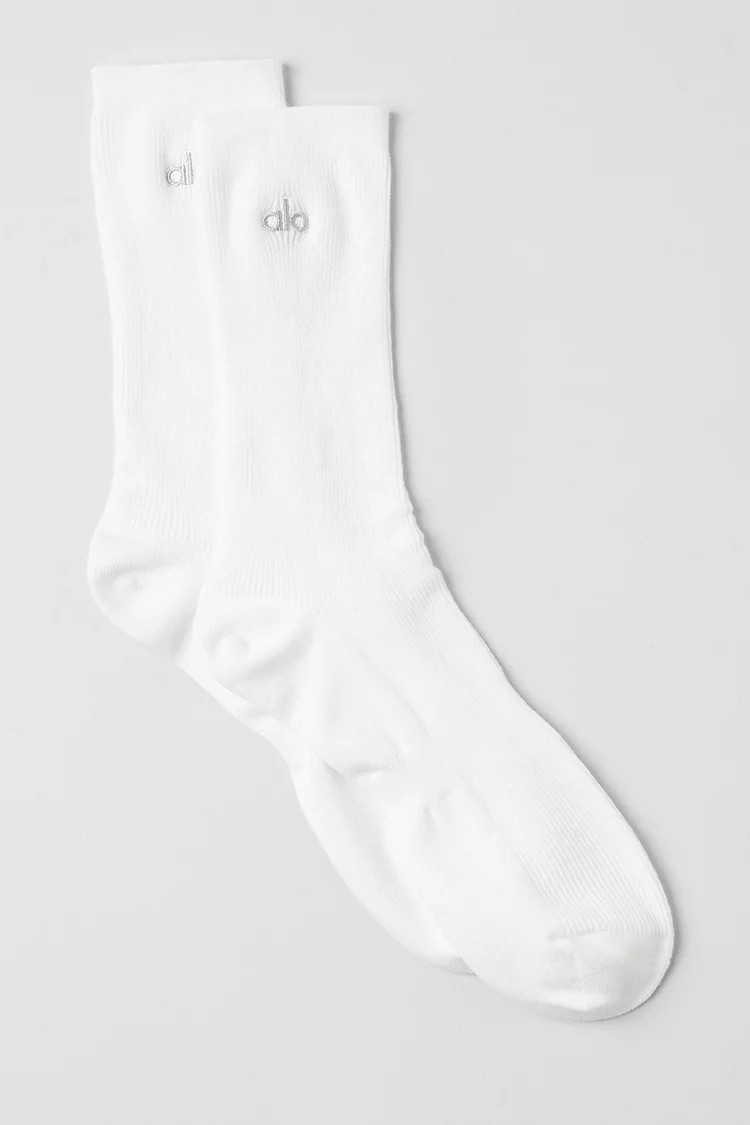 Unisex Half-Crew Understated Sock | Alo Yoga (US)
