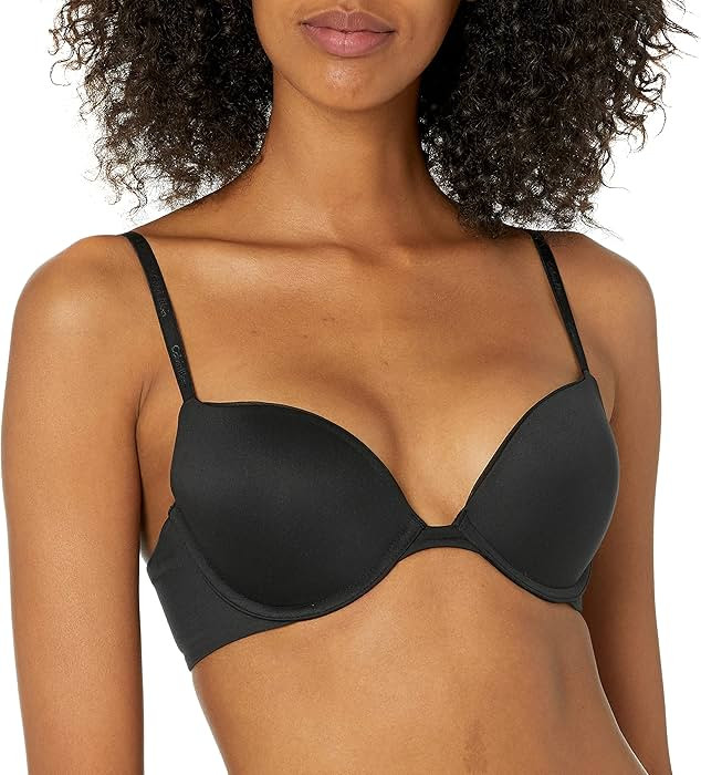 Calvin Klein Women's Constant Padded Push Up Plunge Bra | Amazon (US)