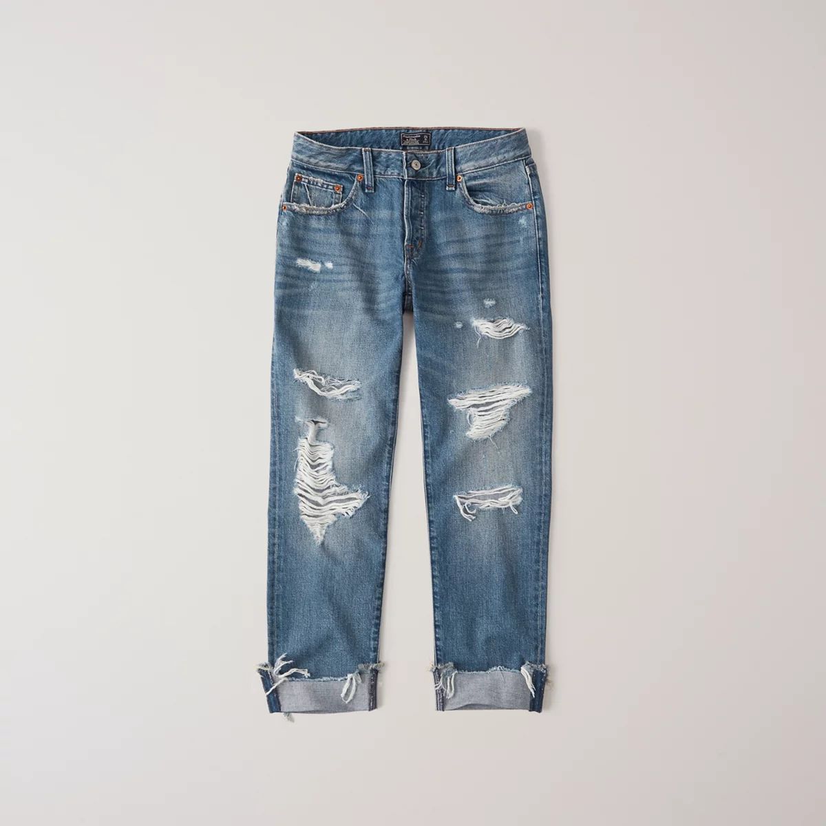 Low Rise Boyfriend Jeans | Abercrombie & Fitch US & UK