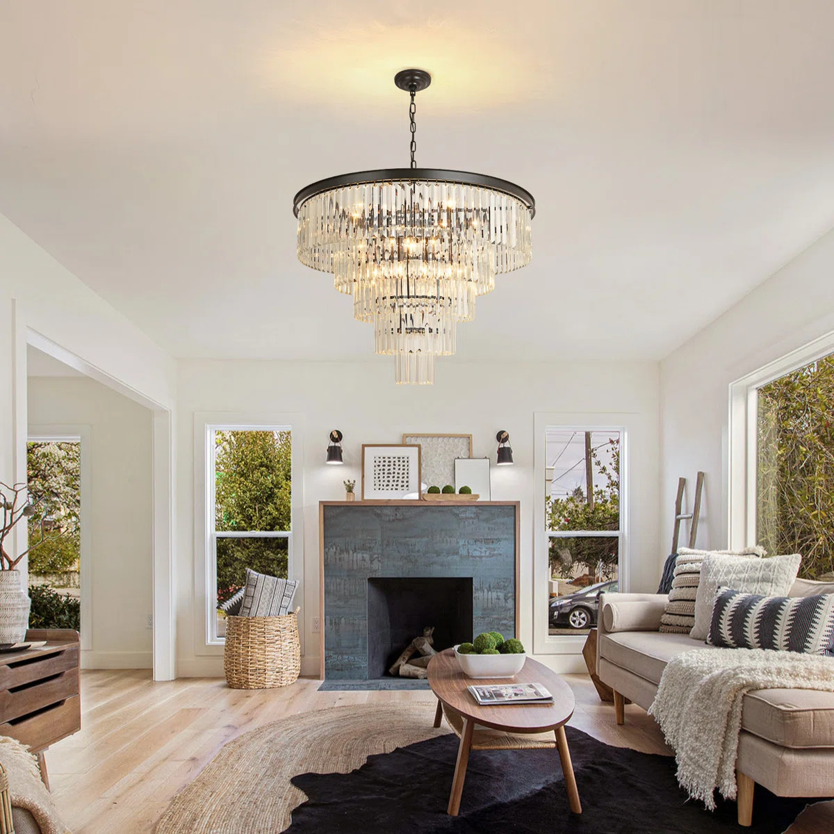 Makinlee Dimmable Tiered Chandelier | Wayfair North America