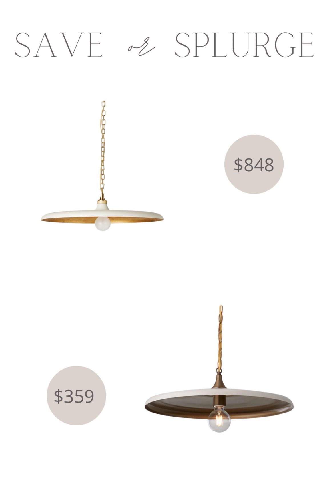 One of my favorite pendants. I love the sleek look

Save or splurge 

#LTKhome #LTKFind #LTKSeasonal