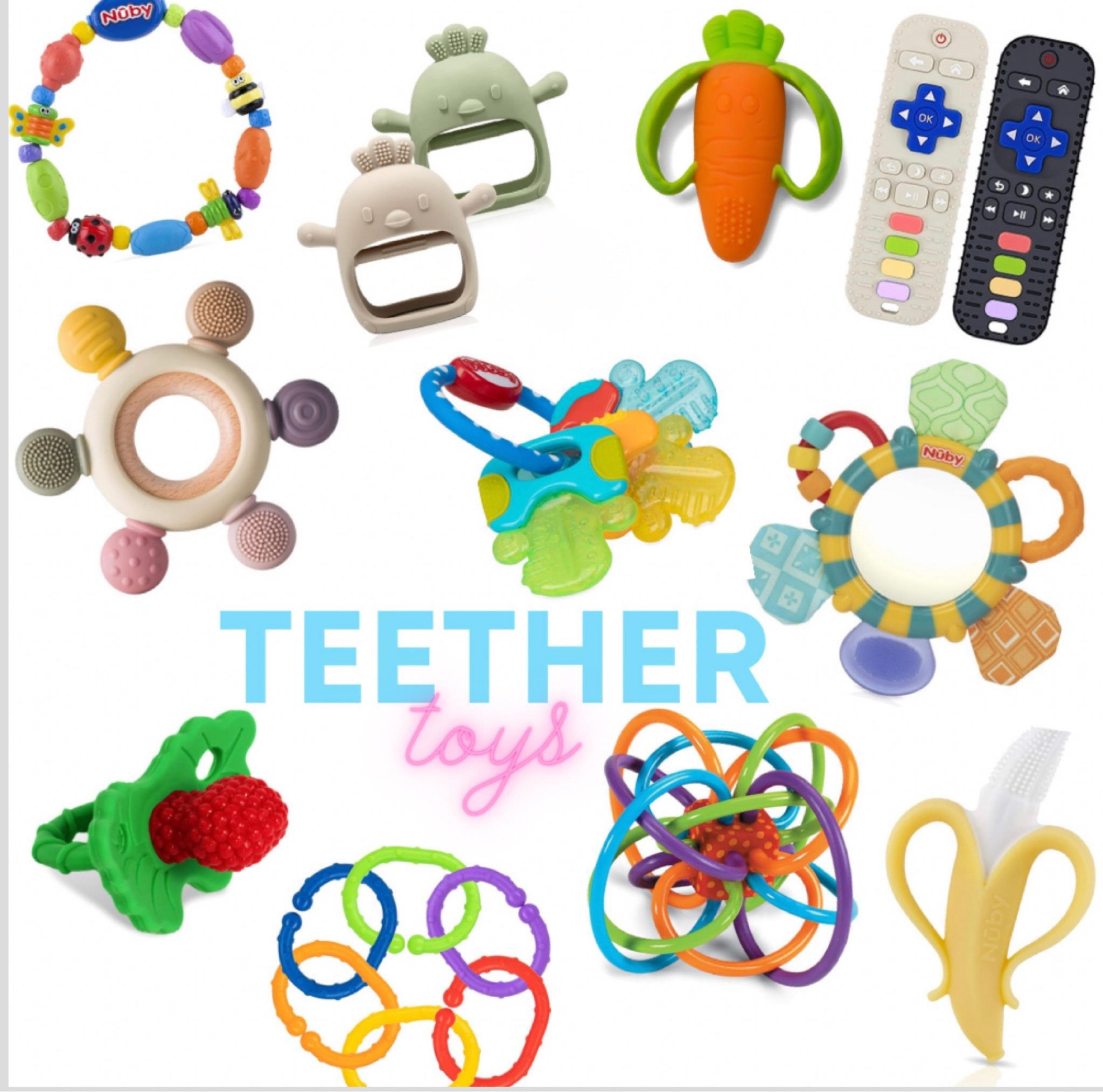 Best teether toys! 

#teether #baby #musthave #newborn #giftregistry 

#LTKBump #LTKBaby #LTKFindsUnder50