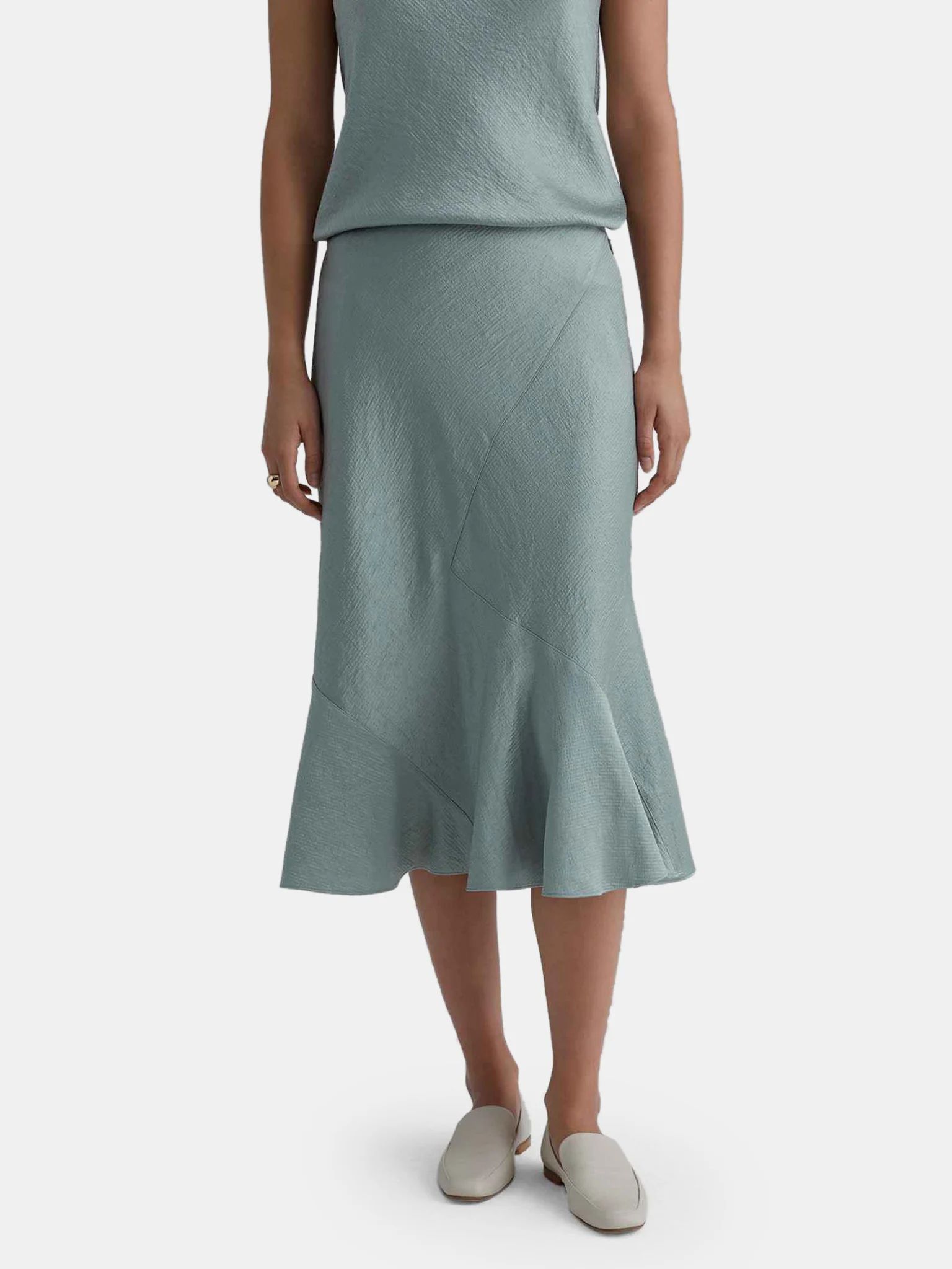 Seamed Slip Skirt | Verishop