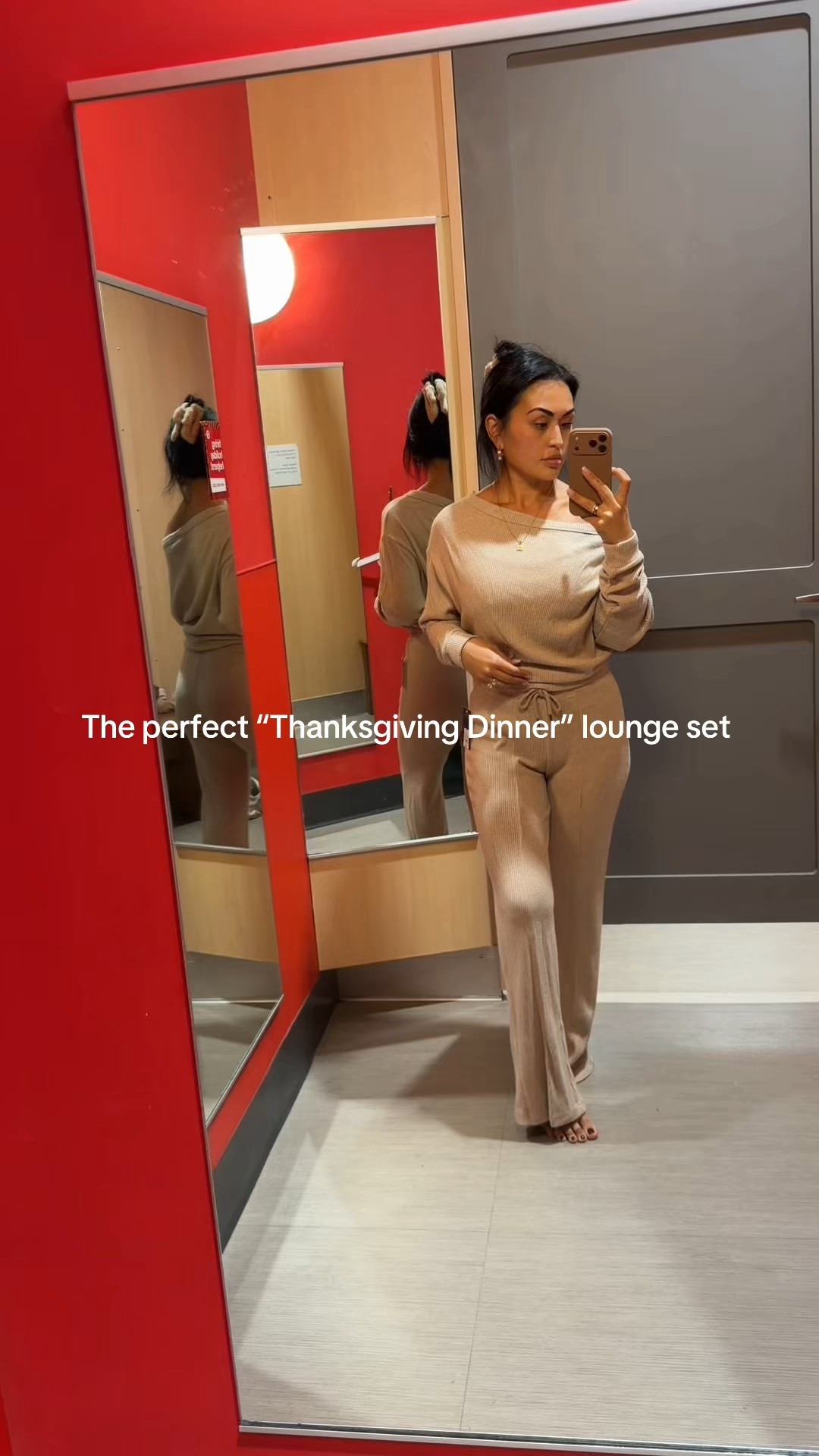 Just found the perfect “Thanksgiving Dinner” lounge set at @target 🦃🤎
The fabric is buttery-soft with the perfect stretch — comfy enough for a night of feasting, yet cute enough to host in. 🍁

🛍️ Linked this cozy set on my LTK
📏 Wearing size XS in both top + bottom | 5’2”, 128 lbs
📁 Save this to your Holiday Outfit Inspo folder #fyp #holidayoutfit #thanksgiving #targethaul #tryonhaul 

#LTKStyleTip #LTKSeasonal #LTKHoliday