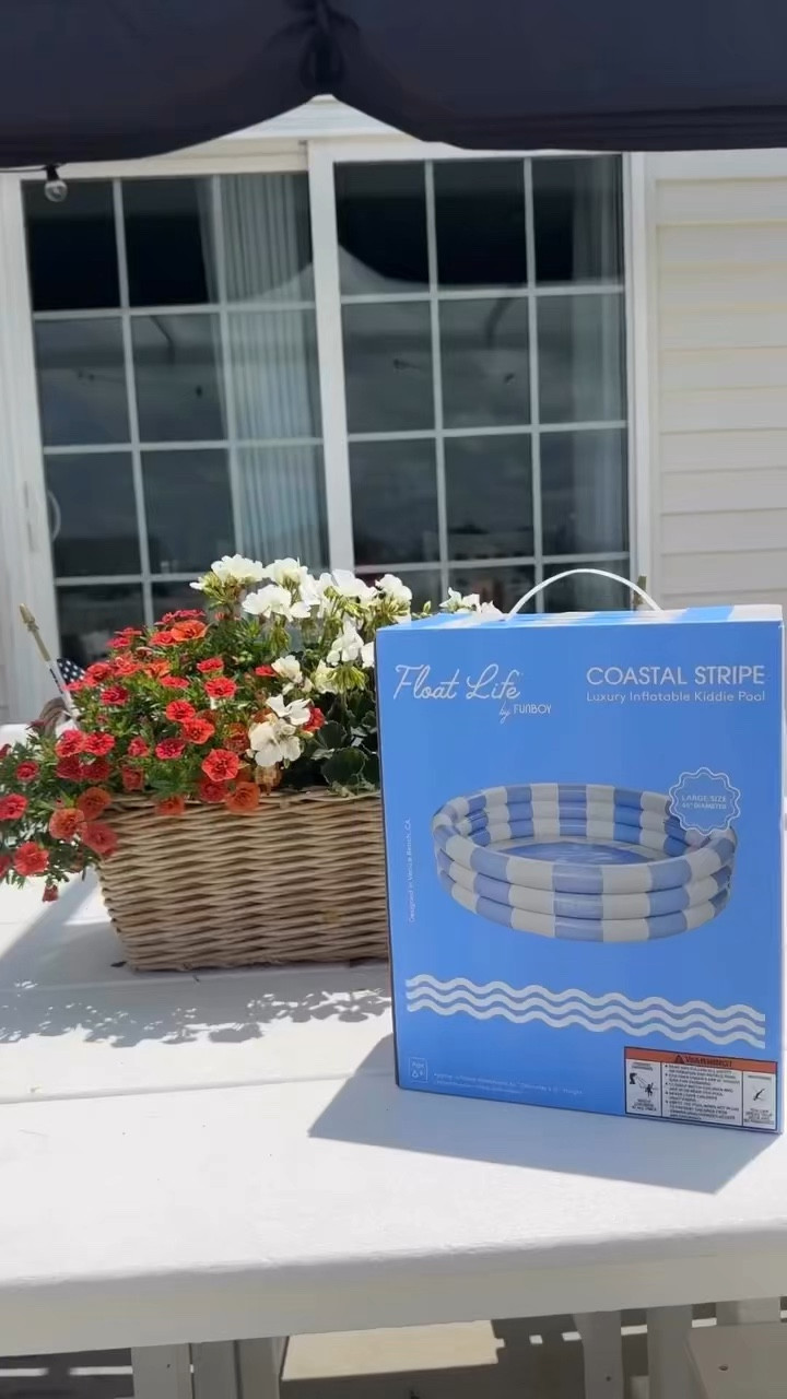 Summer blue and white kids inflatable pool 

#LTKdayinmylife #LTKHome #LTKKids