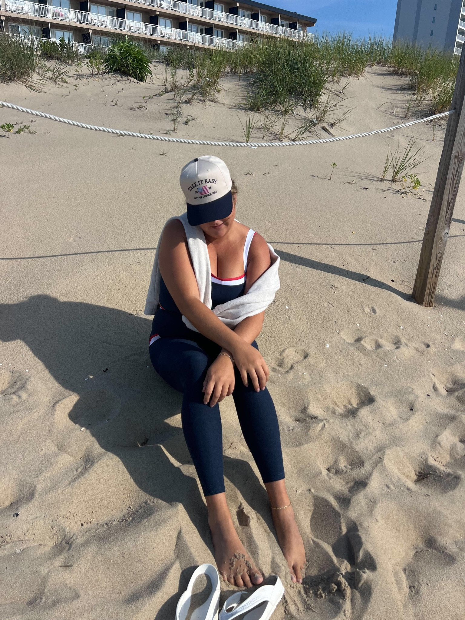  Cute Americana workout set from Beyond Yoga! Linked my exact hat and shoes as well! Americana active set, beyond yoga active set, beyond yoga set, navy workout set, navy active set, yoga set, white Birkenstock flip flops, rubber flip flops, color block hat, trucker hat, take it easy hat, pullover sweatshirt, beachy outfit idea, casual outfit idea, athleisure outfit idea 

#LTKFitness #LTKShoeCrush #LTKStyleTip