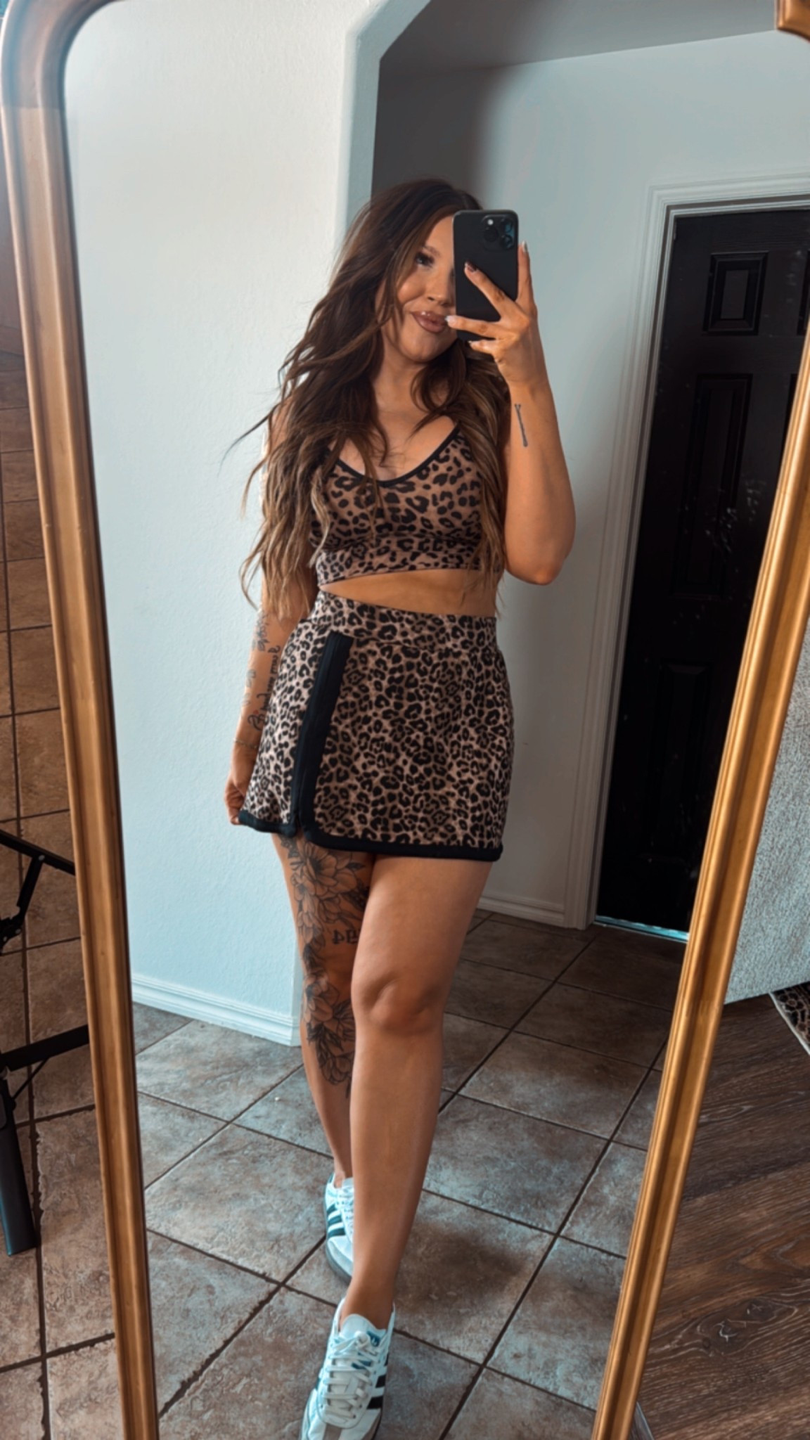 Nothing better than athletic wear! #athletic #ootd #skort #leopard #cheetah #spring #springstyle 

#LTKActive #LTKStyleTip #LTKMidsize