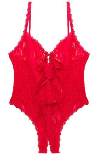 Racy Signature Lace Open Teddy in Red | Revolve Clothing (Global)
