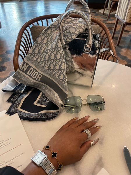 Affordable silver metallic bag and Dior sunglasses / accessories 

#LTKunder50 #LTKitbag #LTKstyletip