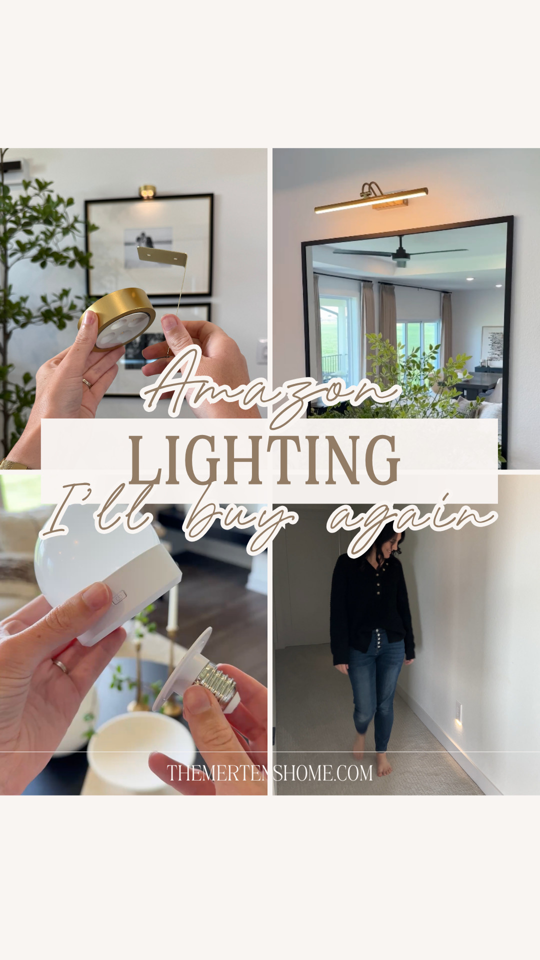 I’ve tried a lot of lighting… these are the ones I’d buy again 🤍 Picture lights, remote controlled, motion lights and more 

 #LTKHome